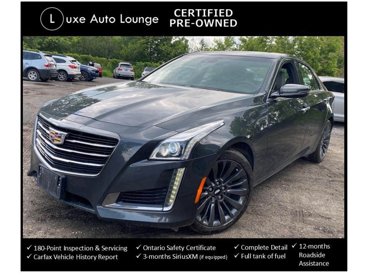 2017 Cadillac CTS V6 AWD ONLY 58K! CARBON BLACK PACKAGE!