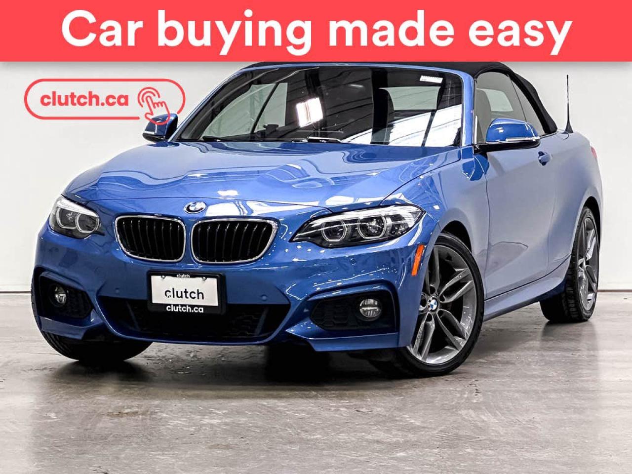 Used 2018 BMW 2 Series 230i Cabriolet xDrive AWD w/ Nav, Heated Front Seats, Rearview Cam for sale in Toronto, ON
