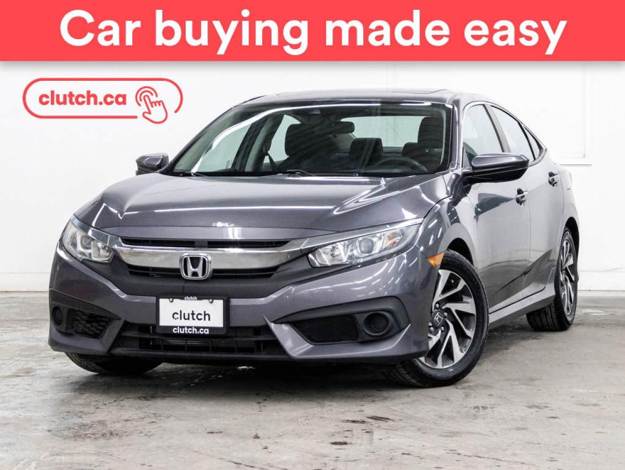 NO ACCIDENTS / CLEAN CARFAX / Dual Zone Front Climate Control, Bluetooth Music, Touchscreen Display and more!<br> <br>Clutch is the largest online used car retailer in Canada, delivering a seamless, hassle-free car-buying experience to drivers everywhere. Shop hundreds of used cars online, get the right one delivered to your door, and enjoy peace of mind with our 10-Day Money-Back Guarantee. How sweet is that? To learn more, visit clutch.ca.<br> <br>The top features for this car include:<br> <br>Front Heated Seats<br>Dual Zone Front Climate Control<br>Bluetooth Music<br>Touchscreen Display<br>Cruise Control<br>12V Outlet<br>Apple CarPlay<br>Android Auto<br>USB Input<br>Push Button Start<br>Sunroof<br>Rear View Camera<br> <br>Seamless home delivery - Delivery anywhere in Nova Scotia, anywhere on PEI, and East of Fredericton, New Brunswick. Available on select packages.<br> <br>Try it out for 10 days - If you do not like it, we will take it back.<br> <br>Quality assured - Rigorous 210-point inspection and reconditioning process.<br> <br>Peace of mind - 3-month Standard Warranty, with additional warranty options available. Plus, every Clutch car comes with a 2-year MVI.<br> <br>Haggle-free - No haggling or hard sells.<br> <br>100% Transparency - Full inspection reports on every car, including high-res photography and a free Carfax report.<br> <br>Listed price is for cash purchase only and does not include taxes, Shipping Fees (if applicable), Delivery Fees (if applicable), government licensing fees.<br> <br>Previous Provincial Registrations:<br>Ontario<br> <br>Stock # 58435