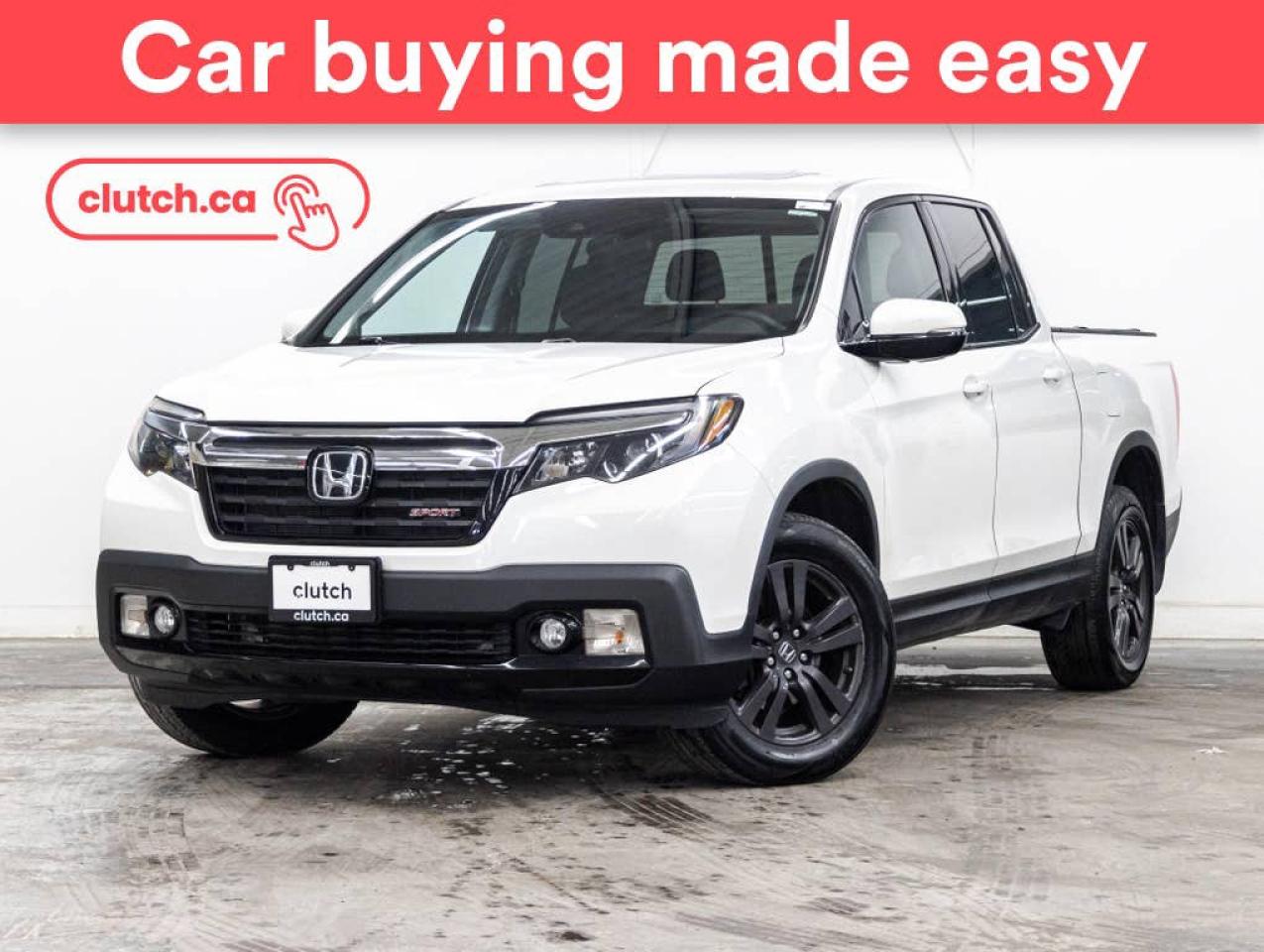 Used 2020 Honda Ridgeline Sport AWD w/Apple CarPlay & Android Auto, Heated Front Seats, Backup Cam for sale in Toronto, ON