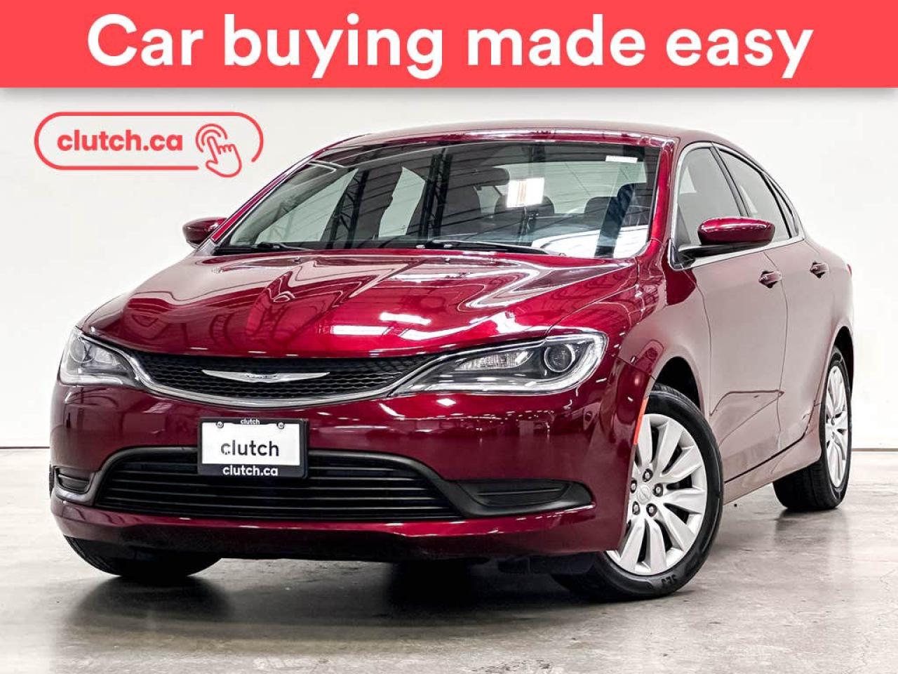 Used 2016 Chrysler 200 LX w/ Cruise Control, Climate Control, Aux Input for sale in Toronto, ON
