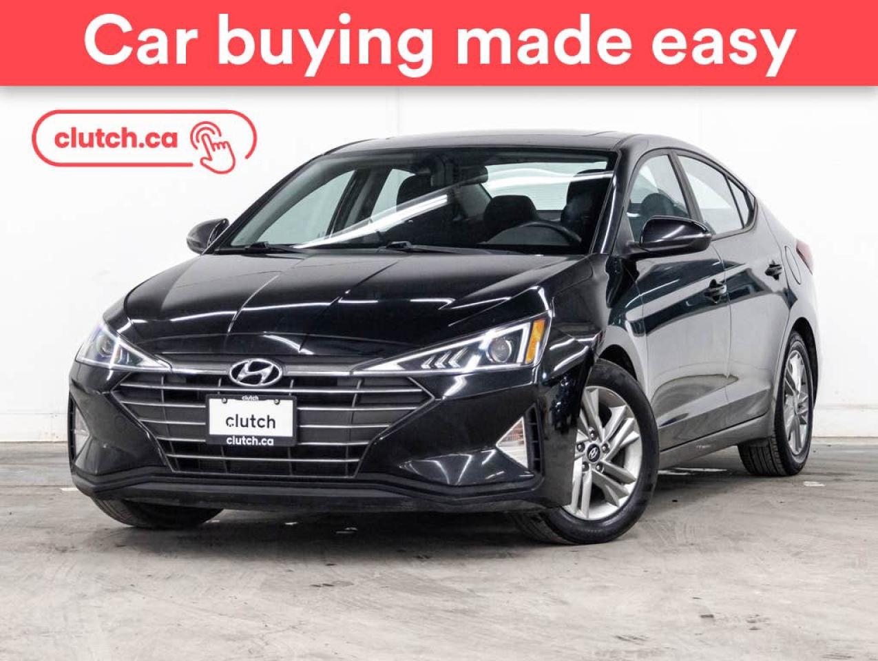 Used 2020 Hyundai Elantra Preferred w/ Sun & Safety Pkg w/Apple CarPlay & Android Auto, Heated Front Seats, Backup Cam for sale in Toronto, ON