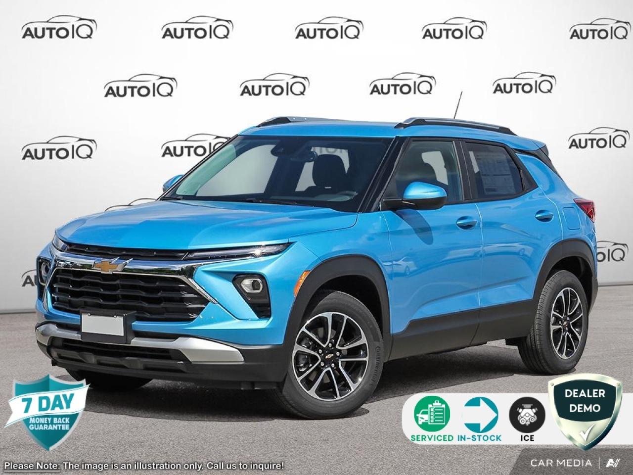 New 2026 Chevrolet TrailBlazer Preferred Equipment Group 1LT|MARINA BLUE METALLIC|ECOTEC 1.3L TURBO|, 9-SPD|BLACKOUT PKG|ALL WEATHER FLOOR LINERS (DEALER INSTALLED)|BLACK NAMEPLATE (DEALER INSTALLED)|BLACK GRILLE BAR (DEALER INSTAL for sale in Tillsonburg, ON
