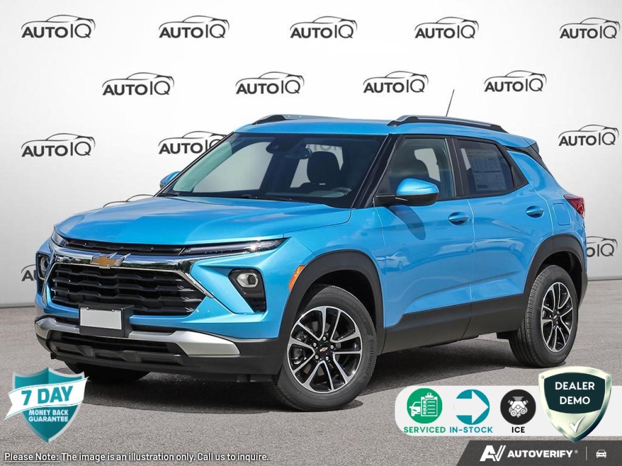 New 2026 Chevrolet TrailBlazer Preferred Equipment Group 1LT|MARINA BLUE METALLIC|ECOTEC 1.3L TURBO|, 9-SPD|BLACKOUT PKG|ALL WEATHER FLOOR LINERS (DEALER INSTALLED)|BLACK NAMEPLATE (DEALER INSTALLED)|BLACK GRILLE BAR (DEALER INSTAL for sale in Tillsonburg, ON