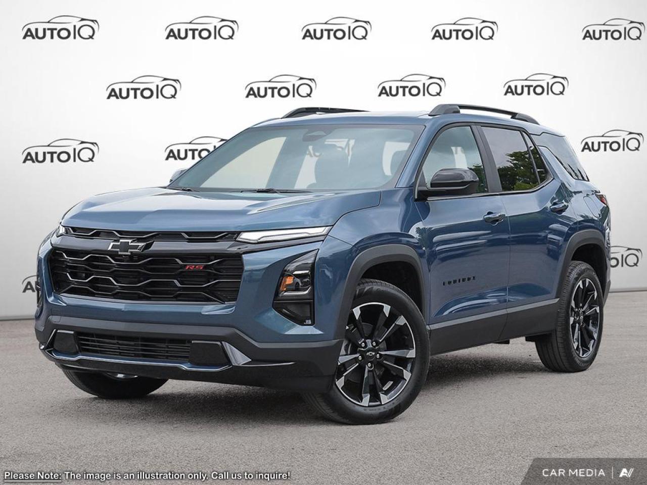 New 2026 Chevrolet Equinox Preferred Equipment Group 2RS|PANORAMIC SUNROOF|SAFETY AND TECH PKG|LAKESHORE BLUE METALLIC|ENG, 1.5L TURBO DOHC, 4-CYL|, 8-SPEED|FLOOR LINER PKG|ALL-WEATHER FLOOR LINERS (DEALER INSTALLED)|SECOND ROW for sale in Tillsonburg, ON