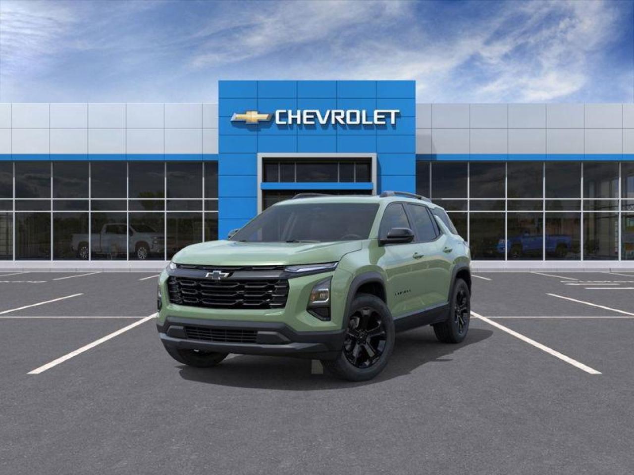 New 2026 Chevrolet Equinox Preferred Equipment Group 2LT|PANORAMIC SUNROOF|CACTI GREEN|ENG, 1.5L TURBO DOHC, 4-CYL|, 8-SPEED|FLOOR LINER PKG|ALL-WEATHER FLOOR LINERS (DEALER INSTALLED)|SECOND ROW ALL-WEATHER MAT (DEALER INSTALL for sale in Tillsonburg, ON