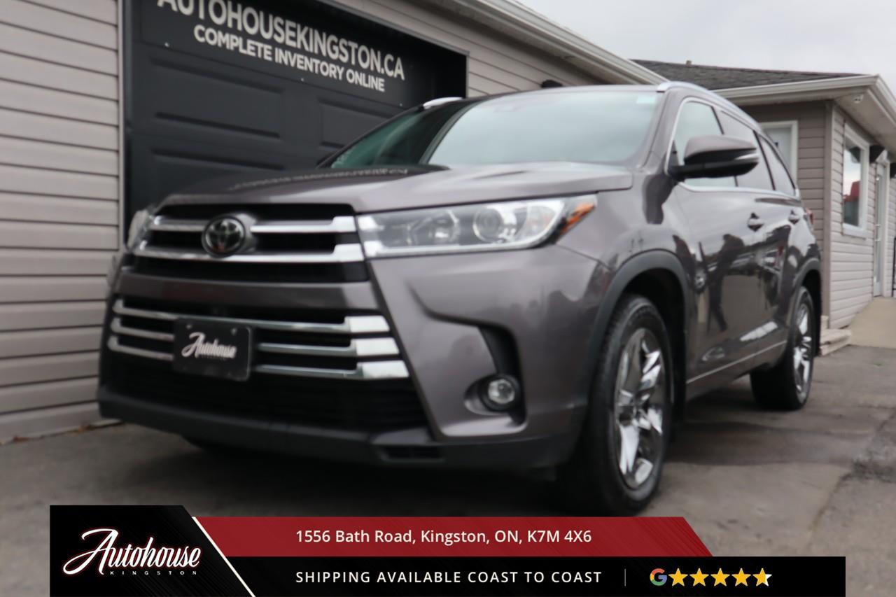 Used 2019 Toyota Highlander Limited 3RD ROW SEATING - LEATHER - NAVI for sale in Kingston, ON