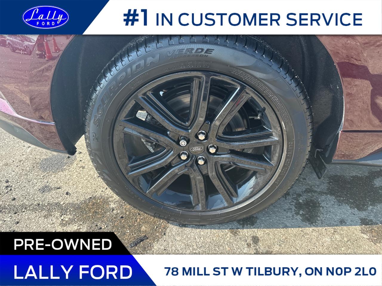 2023 Ford Edge ST Line Moonroof, Nav, Suede, One Owner! Photo4