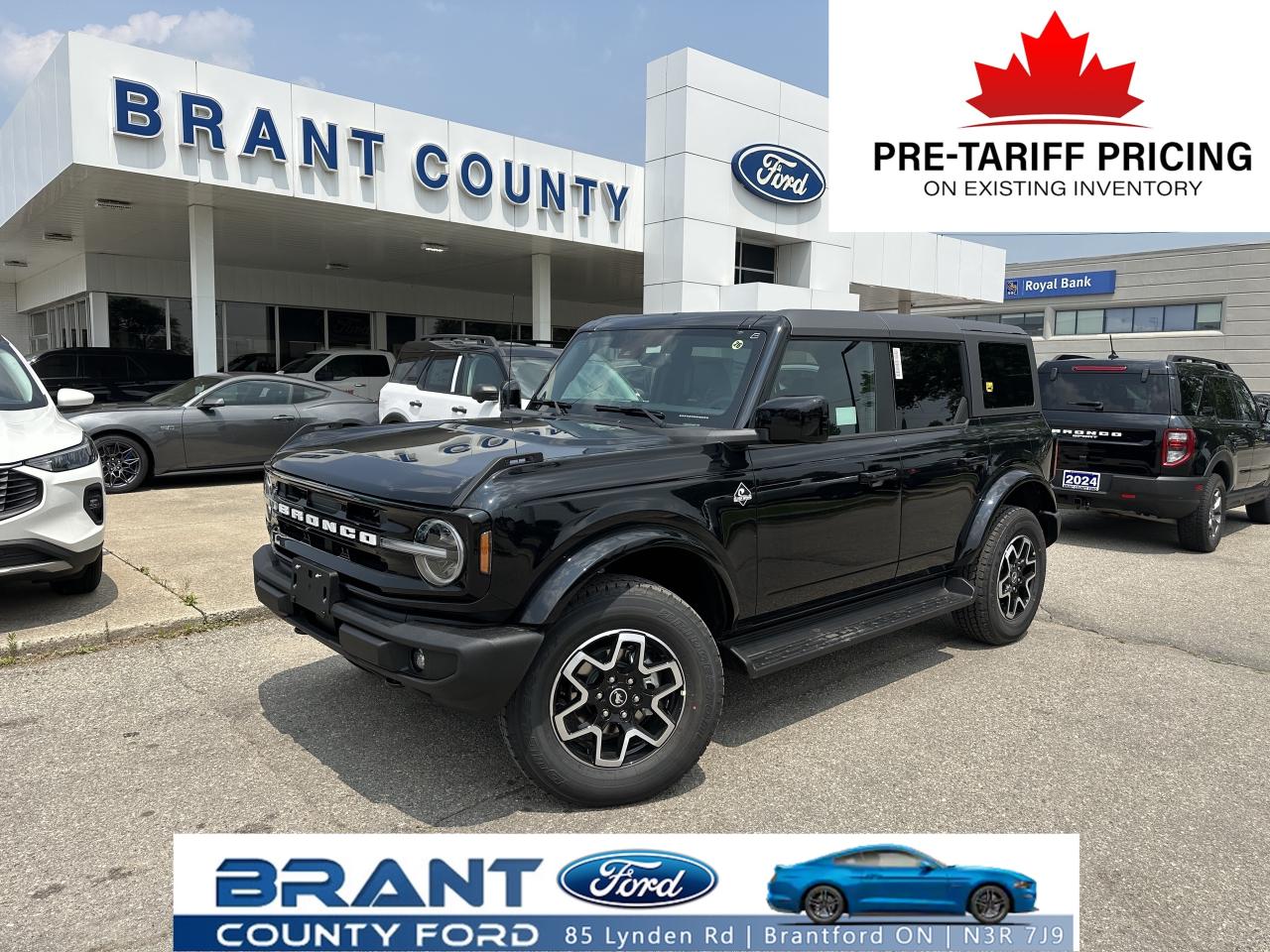 New 2025 Ford Bronco Outer Banks for sale in Brantford, ON