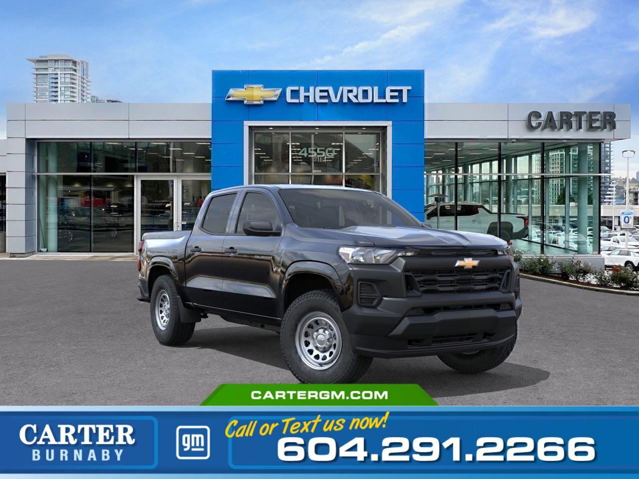 New 2025 Chevrolet Colorado 4WD WT | 310 HP TURBOMAX ENGINE/TRAILERING PACKAGE for sale in Burnaby, BC