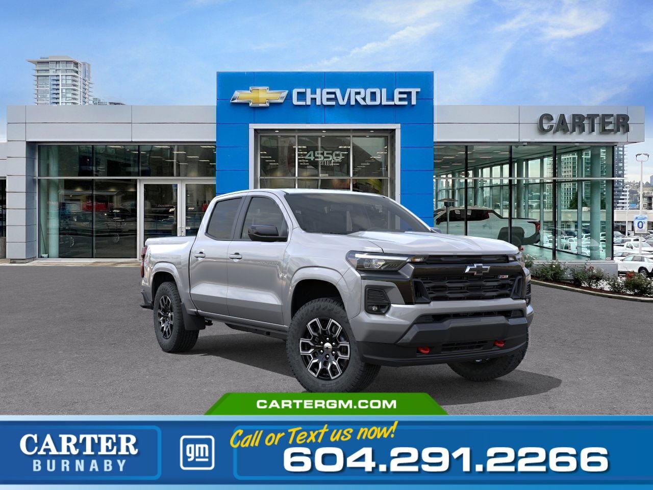 New 2025 Chevrolet Colorado 4WD Z71 | 310 HP TURBOMAX ENGINE/ADV TRAILERING for sale in Burnaby, BC