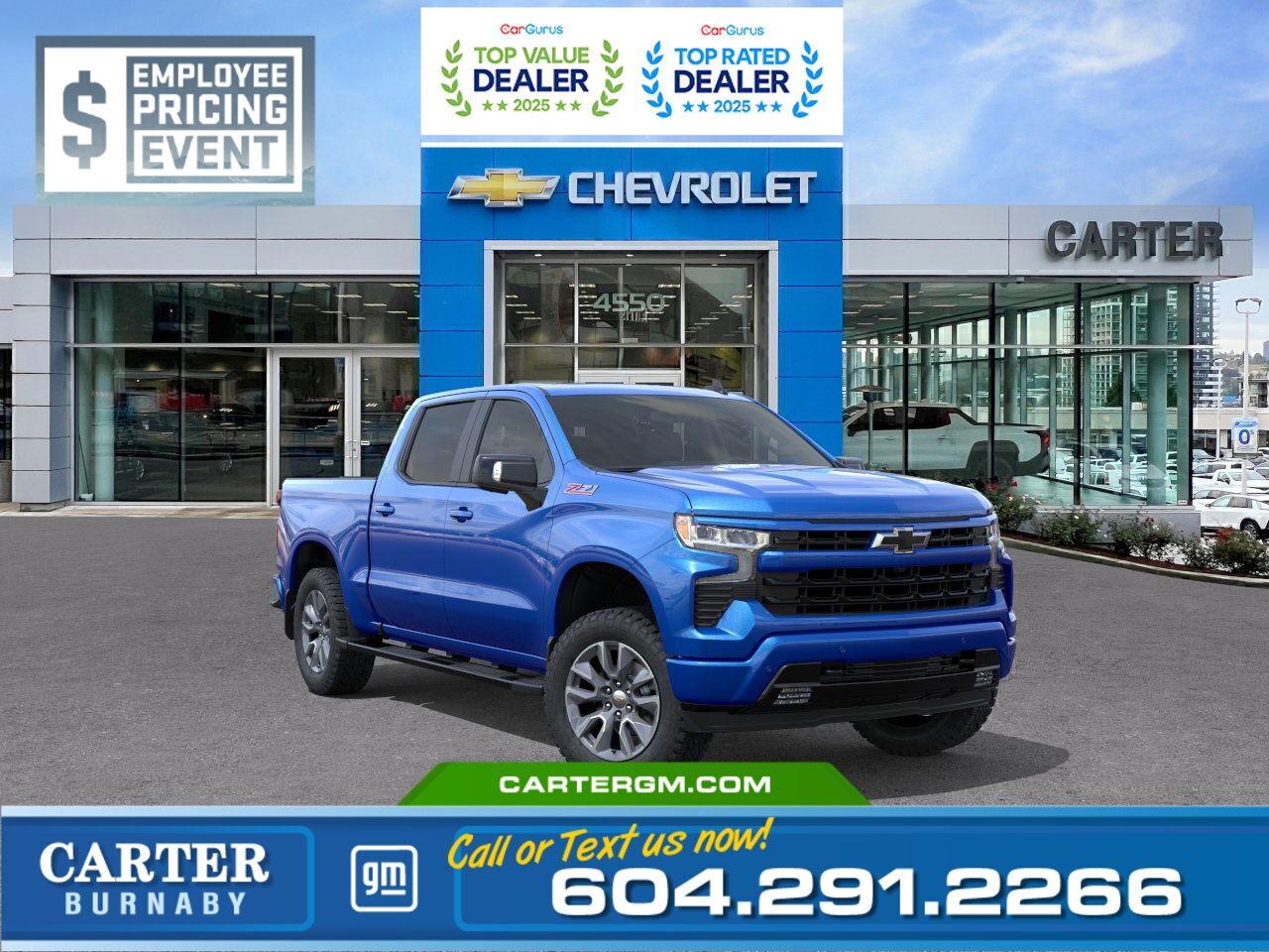 New 2025 Chevrolet Silverado 1500 RST 4WD | SAVE $7,760/5.3L ENGINE/TRAILERING PKG for sale in Burnaby, BC