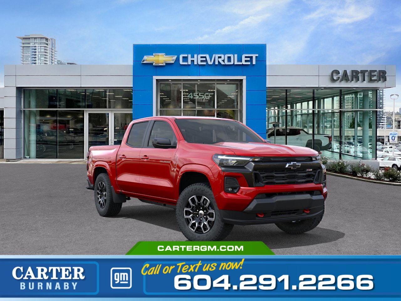 New 2025 Chevrolet Colorado 4WD Z71 | 310 HP TURBOMAX ENGINE/ADV TRAILERING for sale in Burnaby, BC