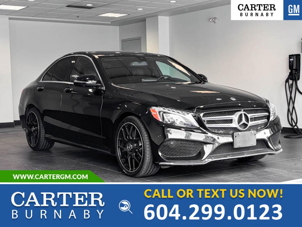 Used 2018 Mercedes-Benz C-Class C300 AWD | SUN ROOF/HD SURROUND VISION/POWER SEAT for sale in Burnaby, BC
