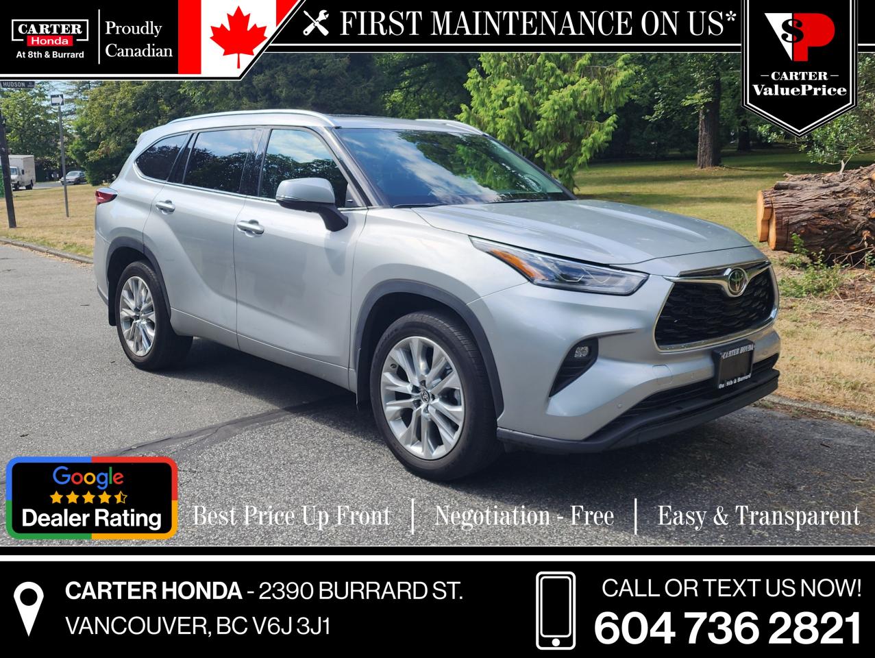 Used 2023 Toyota Highlander LTD for sale in Vancouver, BC