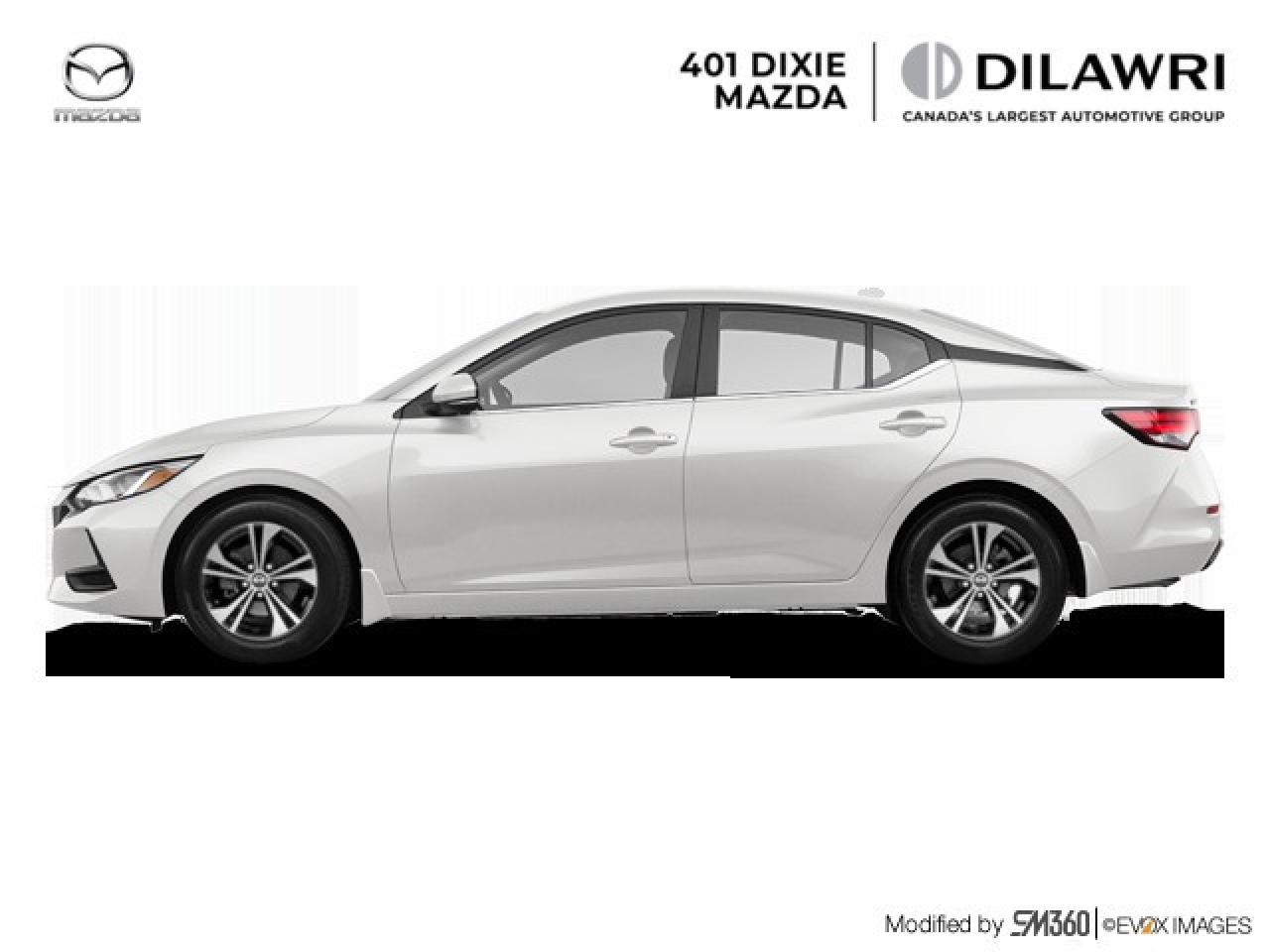 The 2020 Nissan Sentra SV offers a smart balance of comfort, style, and modern technology in a sleek compact sedan. Powered by a 2.0L 4-cylinder engine delivering 149 horsepower and paired with an Xtronic CVT®, the Sentra SV provides smooth, efficient performance ideal for daily commuting or longer drives. With its lower, wider stance and refined design, the 2020 Sentra stands out with a sporty yet sophisticated look.

Inside, the SV trim enhances everyday convenience and comfort with premium cloth upholstery, a power sliding glass sunroof, heated front seats, and a leather-wrapped steering wheel. The cabin is thoughtfully designed with high-quality materials and a driver-centric layout, featuring a 7 digital driver display, dual-zone automatic climate control, and push-button start. Stay connected on the go with an 8 touchscreen infotainment system, Apple CarPlay®, Android Auto™, and SiriusXM® satellite radio, along with multiple USB ports for device charging.

Safety and driver assistance are also strong points, with standard Nissan Safety Shield® 360, which includes automatic emergency braking with pedestrian detection, blind-spot warning, rear cross-traffic alert, lane departure warning, and rear automatic braking. A rearview camera, intelligent driver alertness, and cruise control further enhance driver confidence and convenience.

With its impressive feature set, upscale feel, and advanced safety technologies, the 2020 Nissan Sentra SV stands out as a well-rounded choice in the compact sedan segment.





___________________________________________________________________________________________________________

Experience worry-free car ownership when you purchase a Dilawri Certified Pre-Owned Vehicle from 401 Dixie Mazda, you will be entitled to exclusive benefits such as...

105 point safety and quality inspection.

Inspected and serviced by factory-trained technicians.

3 days or 300km exchange policy **

Powertrain Warranty 90 days or 3000km**

Complimentary roadside assistance for 1 year up to 50kms 

___________________________________________________________________________________________________________

401 Dixie Mazda has been proudly serving in Mississauga, Brampton, Oakville, Milton, Burlington, Hamilton, Guelph, Kitchener, Waterloo, Newmarket, Aurora, Barrie, Scarborough, Markham, Richmond hill, Toronto, Ajax, Pickering, Oshawa and Windsor through the Dilawri Group. No hidden costs or fees.

___________________________________________________________________________________________________________

Privately owned and operated by the Dilawri family since 1985, Dilawri continues to build on a history of excellence as Canadas largest automotive group. The companys network represents 37 of the worlds most beloved automotive brands at 80 franchised dealerships in Canada and the US. Dilawri is a 2023 winner of the Canadas Best Managed Companies program, which recognizes excellence in private Canadian-owned companies.


Dilawri is proud to offer exceptional products and services, delivered by our more than 3,500 employees. We are committed to leadership in business as well as in the communities we serve. Since 2002, the Dilawri Foundation has contributed millions of dollars to a wide range of charitable causes.


While we make every effort to provide you with two keys for all our pre-owned vehicles. However, unless otherwise specified in your purchase agreement.


Price online reflects a $1000 Finance Credit applied. Cash Price will differ.