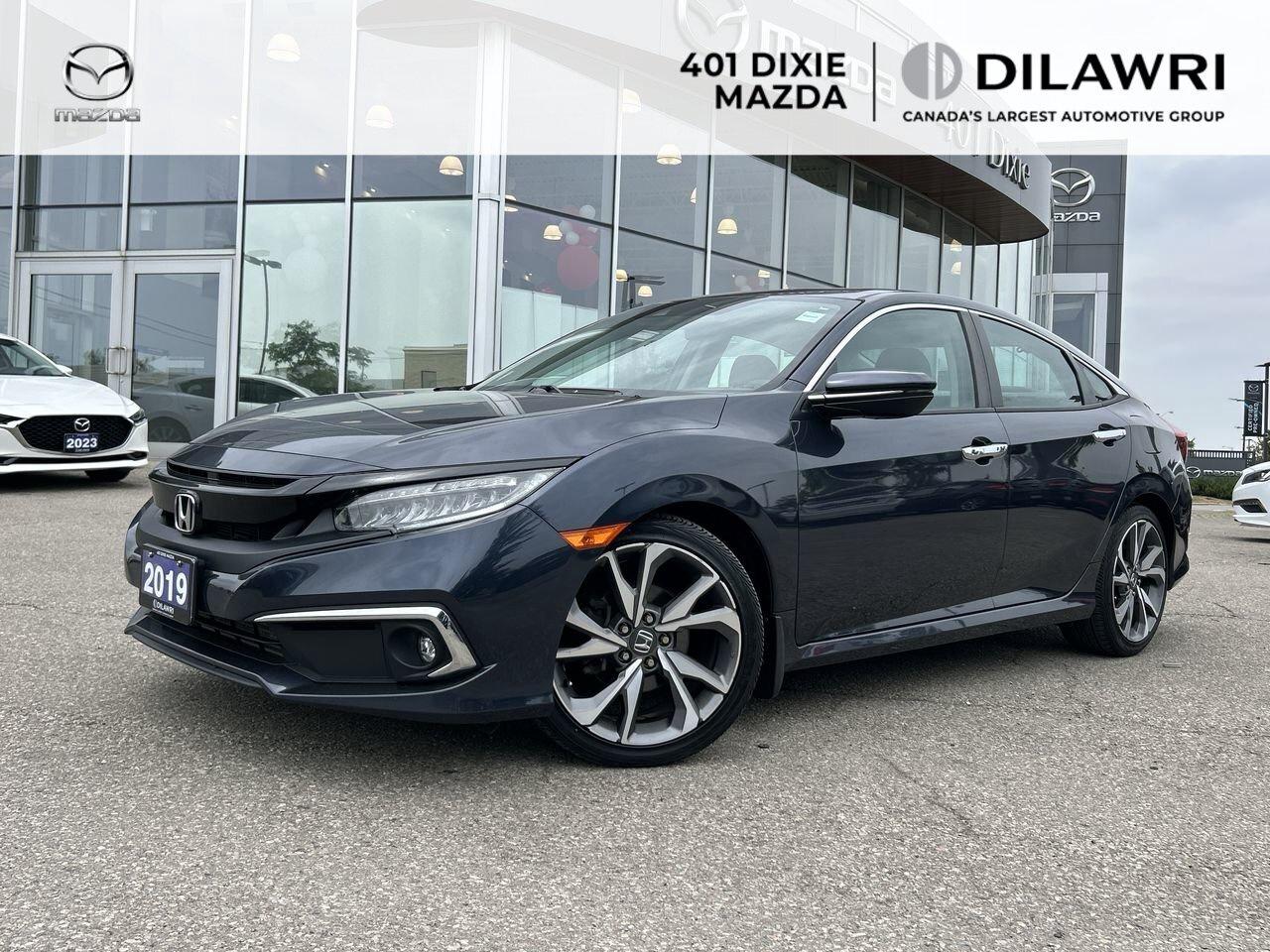 Used 2019 Honda Civic Sedan Touring CVT BLINDSPOT|CARPLAY|LANE ASSIST for sale in Mississauga, ON