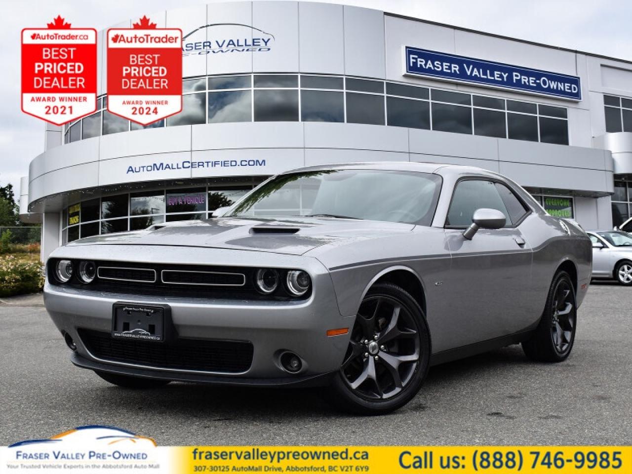 Used 2018 Dodge Challenger SXT Plus  - $145.20 /Wk for sale in Abbotsford, BC
