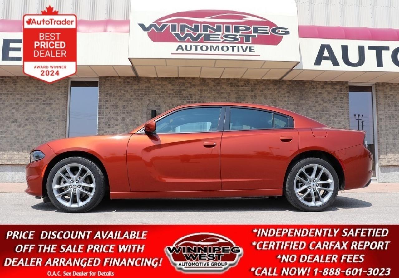 Used 2021 Dodge Charger SXT PREMIUM AWD, LOADED, LEATHER, ROOF, NAV, SHARP for sale in Headingley, MB