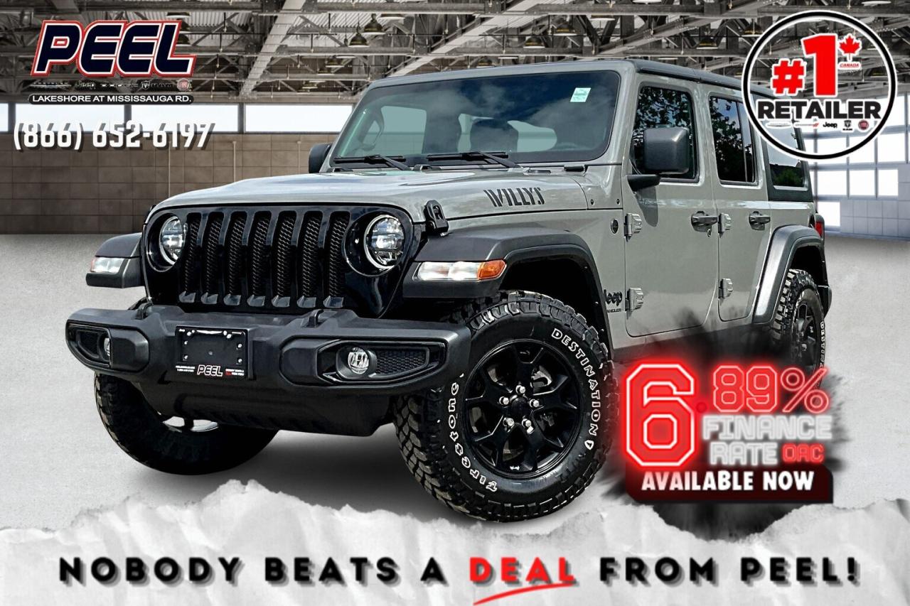 Used 2023 Jeep Wrangler Willys 4Dr | Alpine NAV | DualTop | Tow Pkg | 4X4 for sale in Mississauga, ON