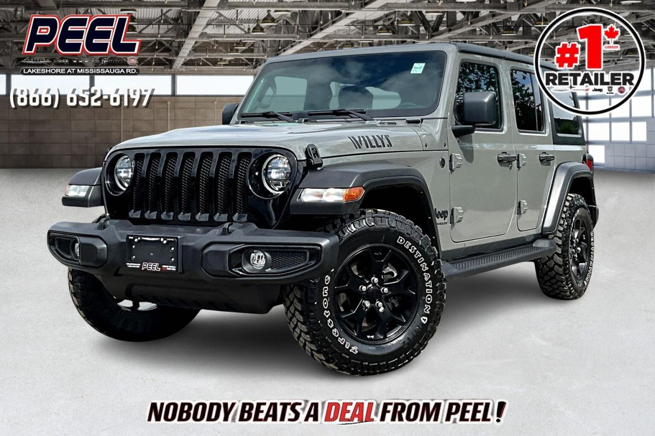 Used 2023 Jeep Wrangler Willys 4Dr | Alpine NAV | DualTop | Tow Pkg | 4X4 for sale in Mississauga, ON