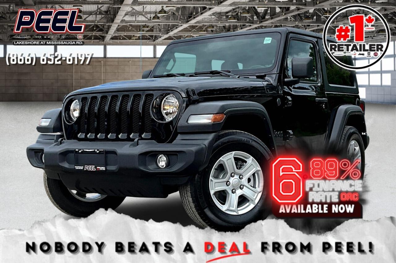 Used 2022 Jeep Wrangler Sport S 2Dr | Tech Group | CarPlay | HardTop | 4X4 for sale in Mississauga, ON