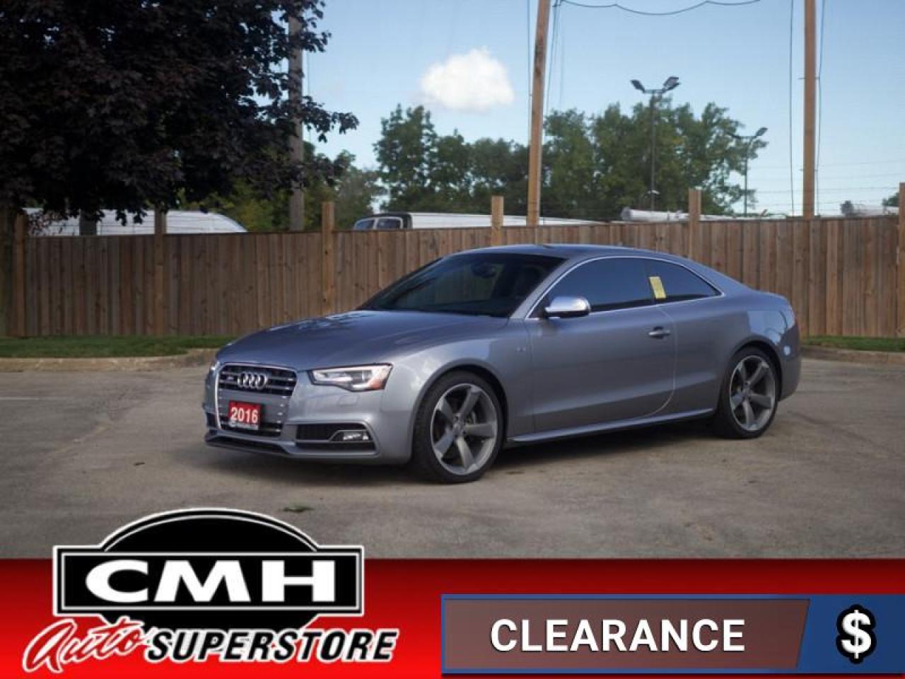 Used 2016 Audi S5 3.0T Quattro Progressiv  **COUPE - RED LEATH** for sale in St. Catharines, ON