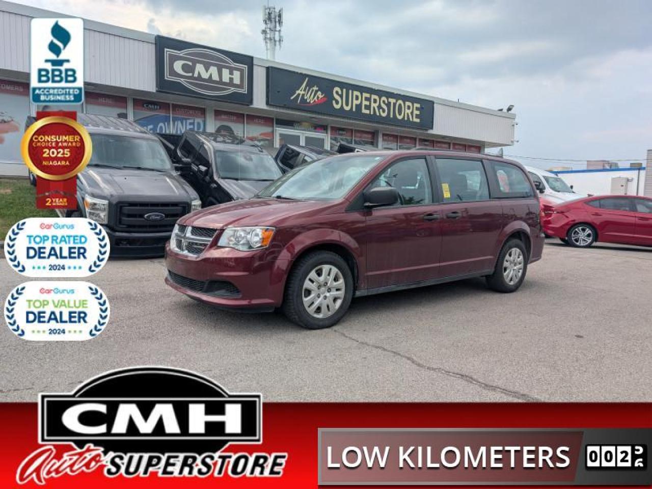 2019 Dodge Grand Caravan SE  **LOW KMS - UCONNECT HANDS FREE**