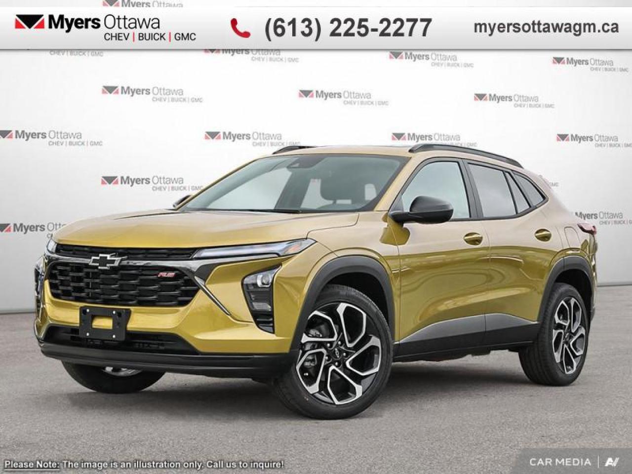 New 2025 Chevrolet Trax 2RS  TRAX 2RS, NITRO YELLOW for sale in Ottawa, ON