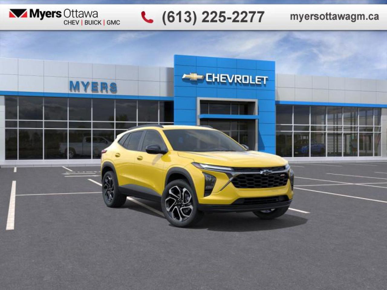 New 2025 Chevrolet Trax 2RS  TRAX 2RS, NITRO YELLOW for sale in Ottawa, ON