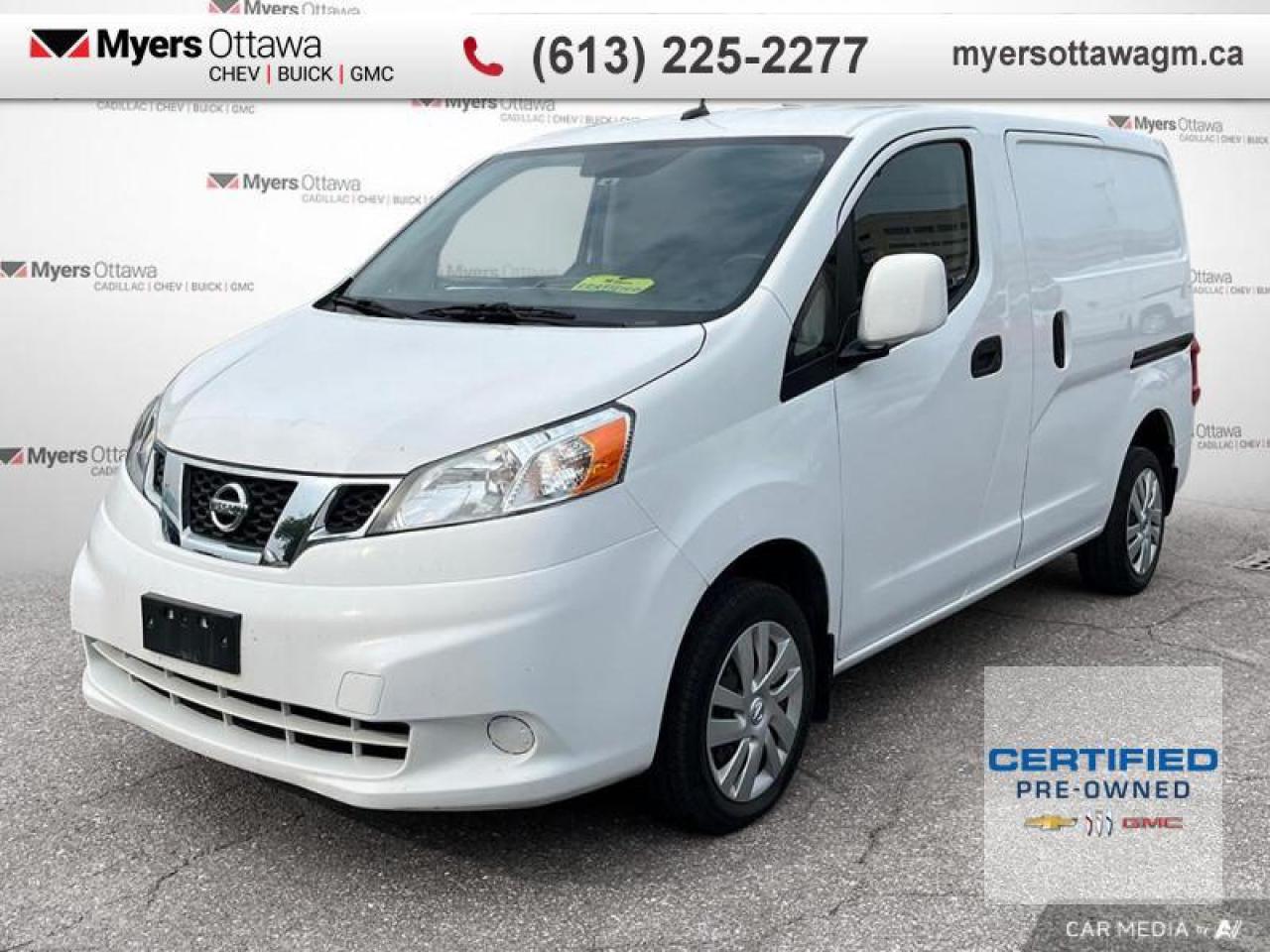 <b>certified</b><br>   Compare at $24779 - Myers Cadillac is just $24057! <br> <br>JUST IN - ULTRA LOW MILEAGE 2020 NISSAN NV200 CARGO VAN- 4CYL FUEL SAVER! AUTO, AC, KEYLESS ENTRY, CRUISE, BLUETOOTH, REAR CAMERA, REAR BARN DOORS, CLEAN CARFAX, NO ADMIN FEES. PERFECT FOR BUSINESS OR PLEASURE!!!<br> <br>To apply right now for financing use this link : <a href=https://creditonline.dealertrack.ca/Web/Default.aspx?Token=b35bf617-8dfe-4a3a-b6ae-b4e858efb71d&Lang=en target=_blank>https://creditonline.dealertrack.ca/Web/Default.aspx?Token=b35bf617-8dfe-4a3a-b6ae-b4e858efb71d&Lang=en</a><br><br> <br/>Certified Pre-Owned Vehicles. Instead of worries our vehicles come with a 150+ point inspection and a 30 day / 2,500kms Vehicle Exchange Privilege. Buy with confidence! <br> <br/><br>All prices include Admin fee and Etching Registration, applicable Taxes and licensing fees are extra.<br>*LIFETIME ENGINE TRANSMISSION WARRANTY NOT AVAILABLE ON VEHICLES WITH KMS EXCEEDING 140,000KM, VEHICLES 8 YEARS & OLDER, OR HIGHLINE BRAND VEHICLE(eg. BMW, INFINITI. CADILLAC, LEXUS...)<br> Come by and check out our fleet of 40+ used cars and trucks and 180+ new cars and trucks for sale in Ottawa.  o~o