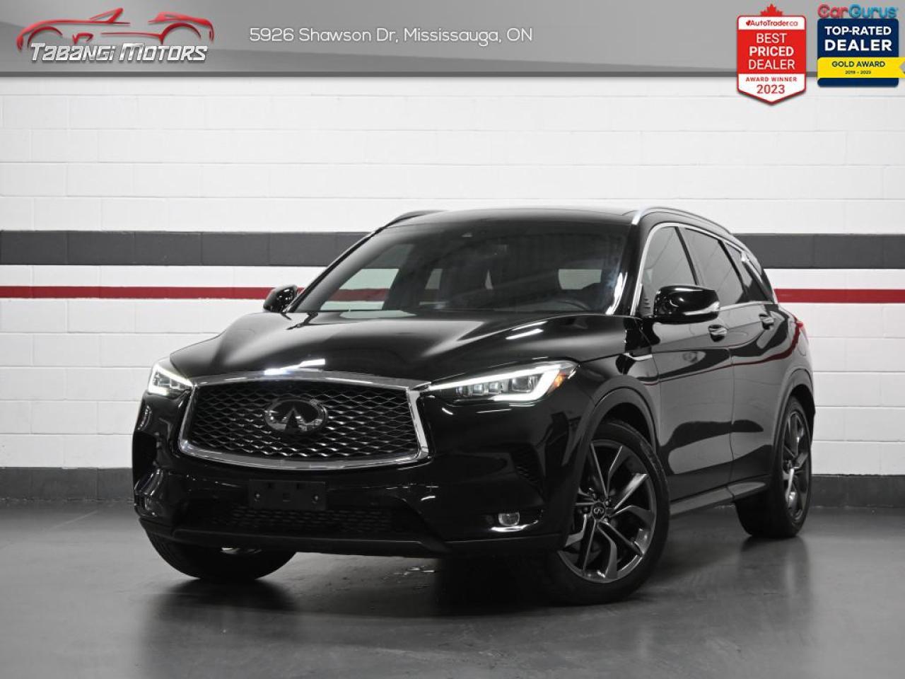 Used 2021 Infiniti QX50 Sensory  No Accident Leather HUD 360CAM BOSE Cooled Seats Navigation Panoramic Roof for sale in Mississauga, ON
