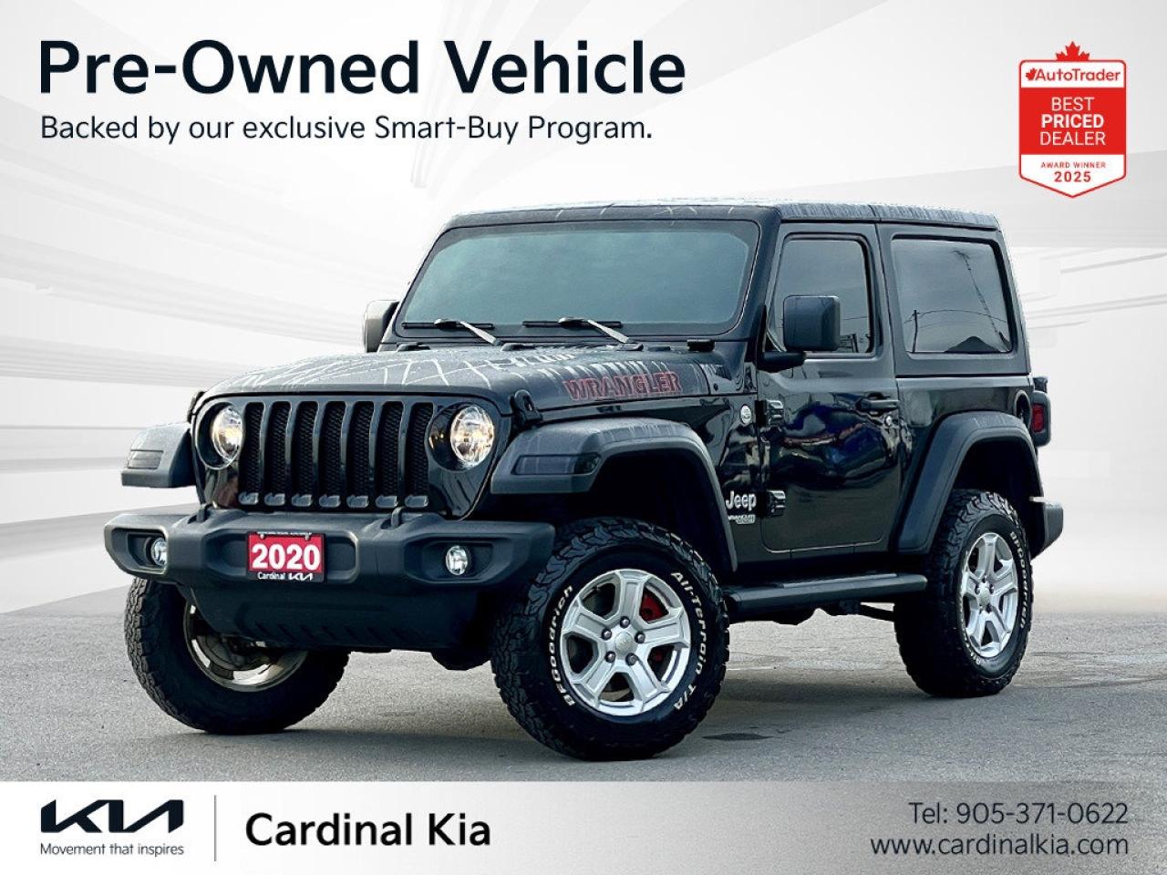 Used 2020 Jeep Wrangler Sport S Manual for sale in Niagara Falls, ON
