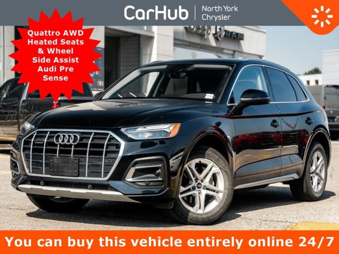 Used 2023 Audi Q5 Komfort Quattro Heated Seats & Wheel Side Assist Audi Pre Sense for sale in Thornhill, ON