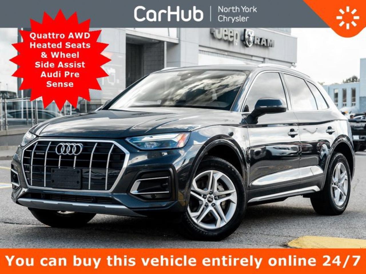 Used 2023 Audi Q5 Komfort Quattro Heated Seats & Wheel Side Assist Audi Pre Sense for sale in Thornhill, ON