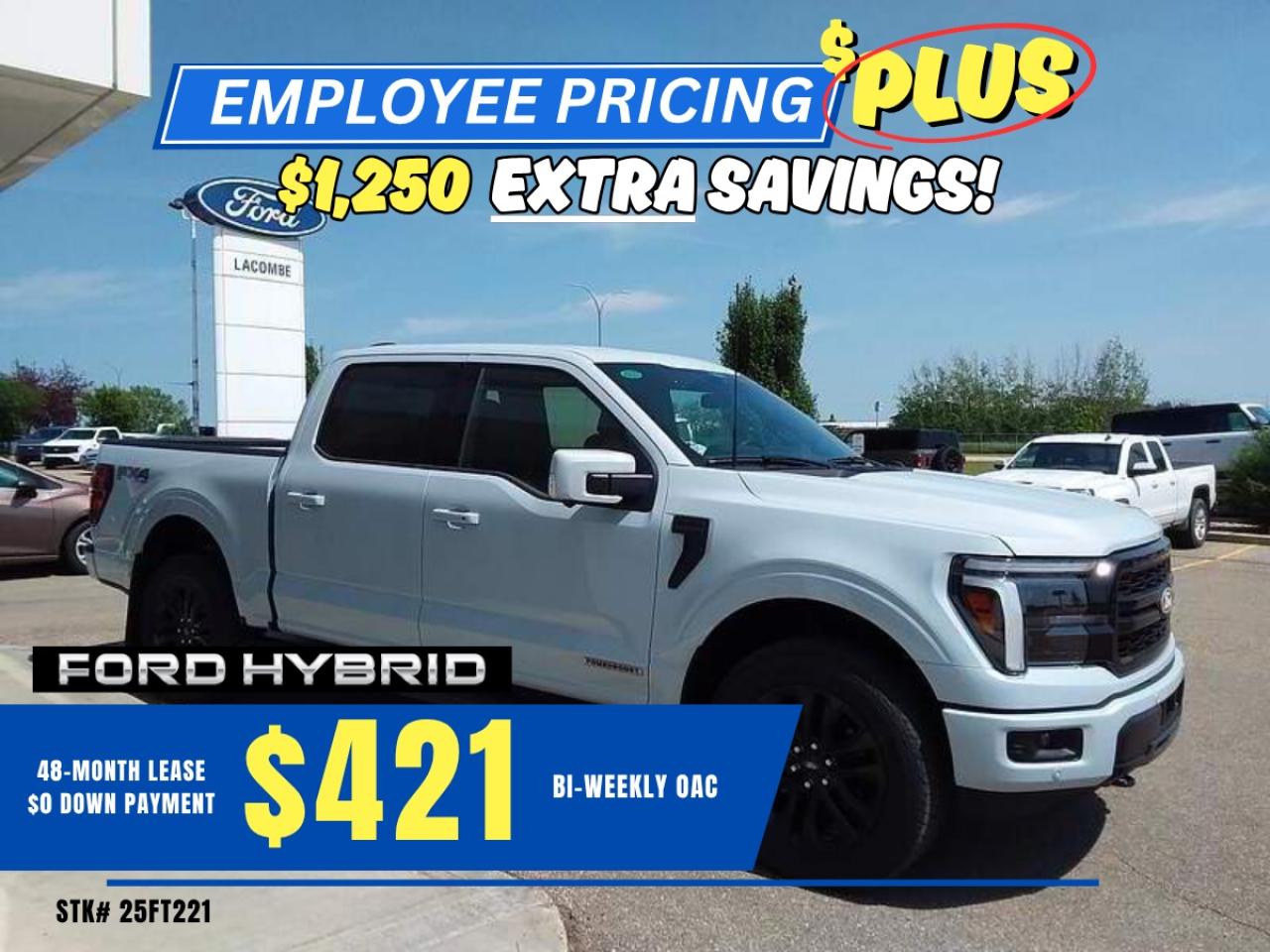 New 2025 Ford F-150 Lariat for sale in Lacombe, AB