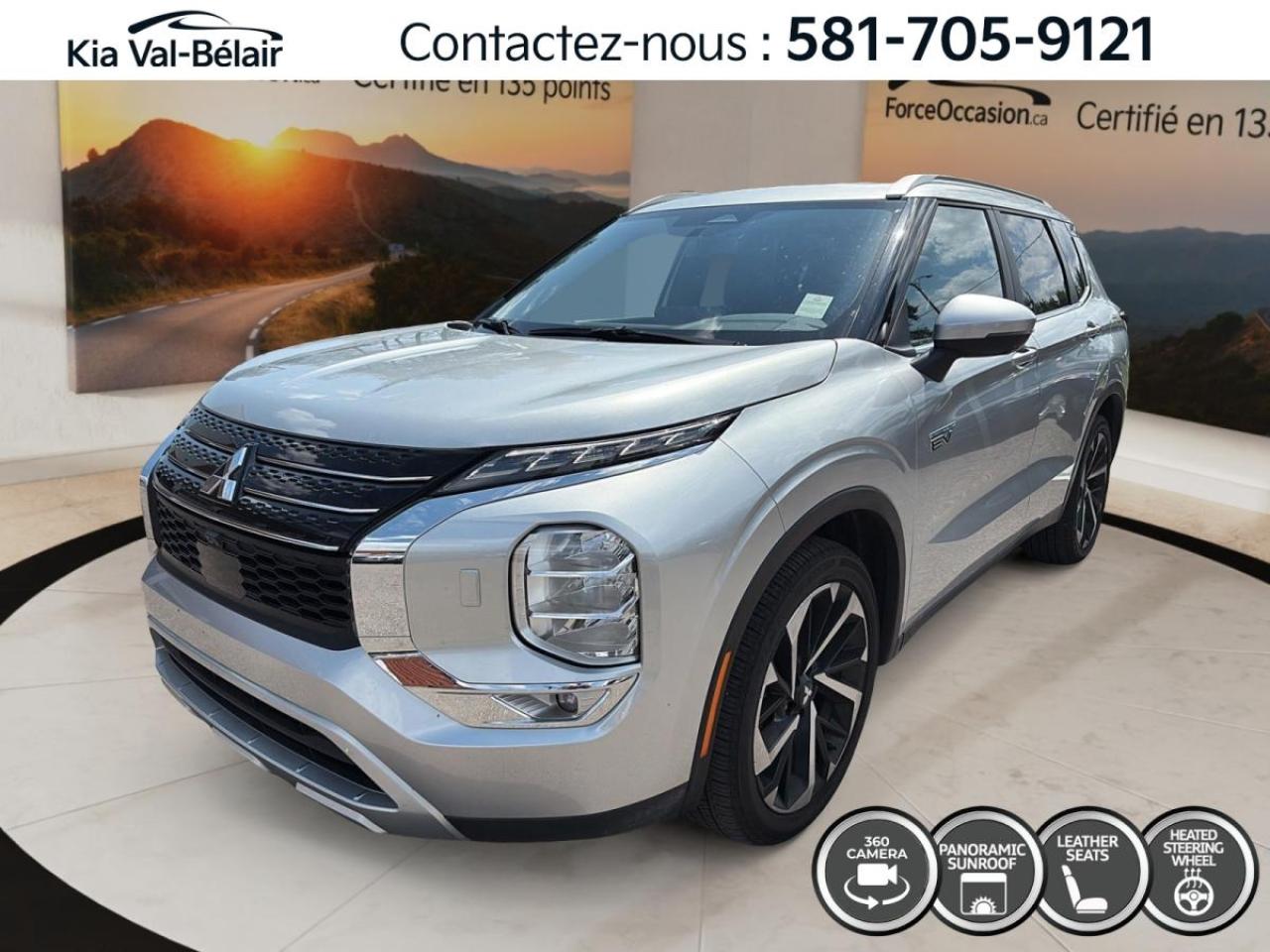 Used 2024 Mitsubishi Outlander LE *S-AWC *PHEV *248HP *TOIT *CUIR *GPS *BI-ZONE for sale in Québec, QC