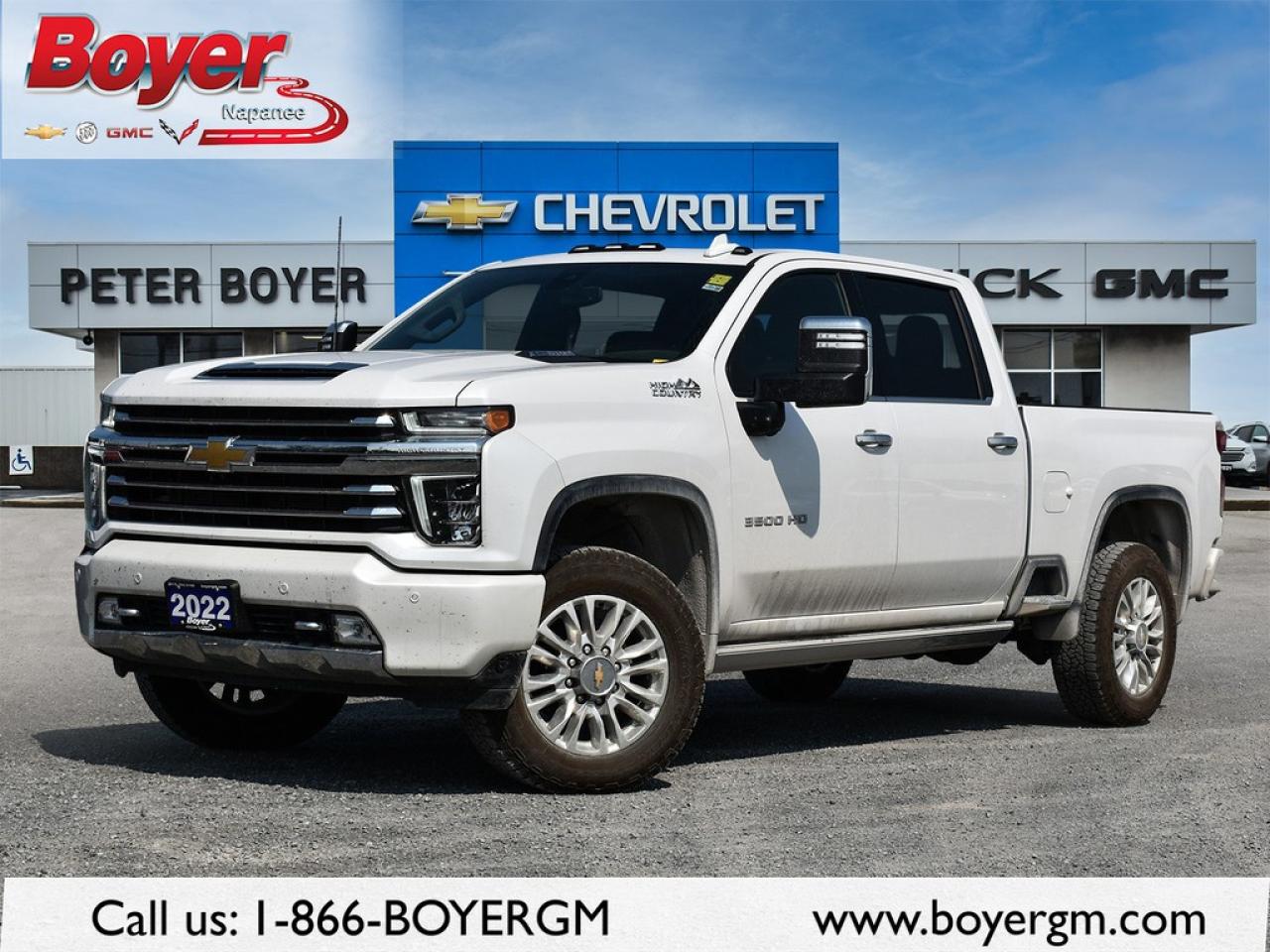Used 2022 Chevrolet Silverado 3500HD 4WD Crew Cab Standard Box High Country for sale in Napanee, ON