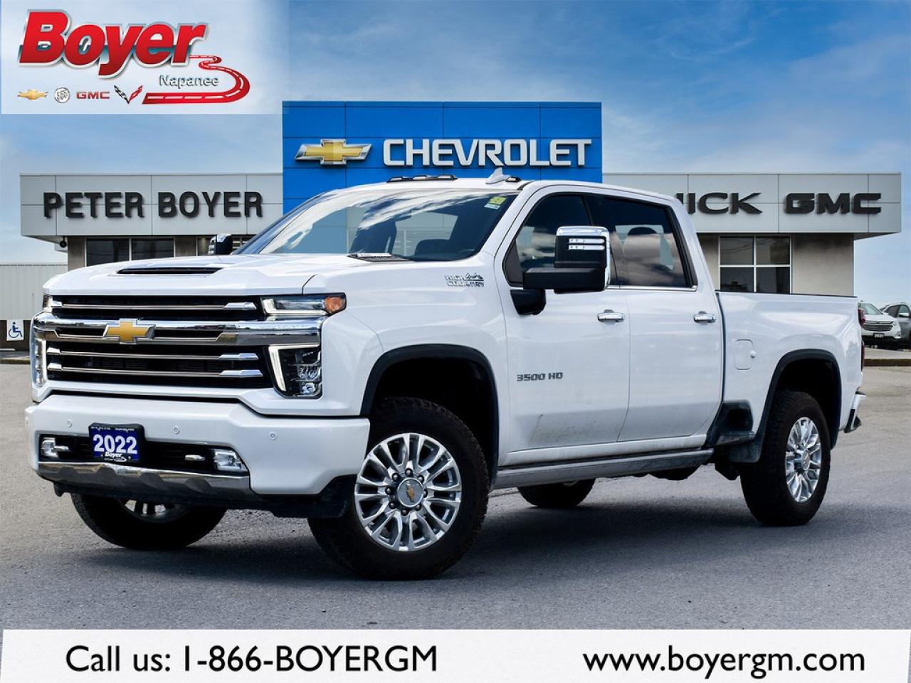 Used 2022 Chevrolet Silverado 3500HD 4WD Crew Cab Standard Box High Country for sale in Napanee, ON