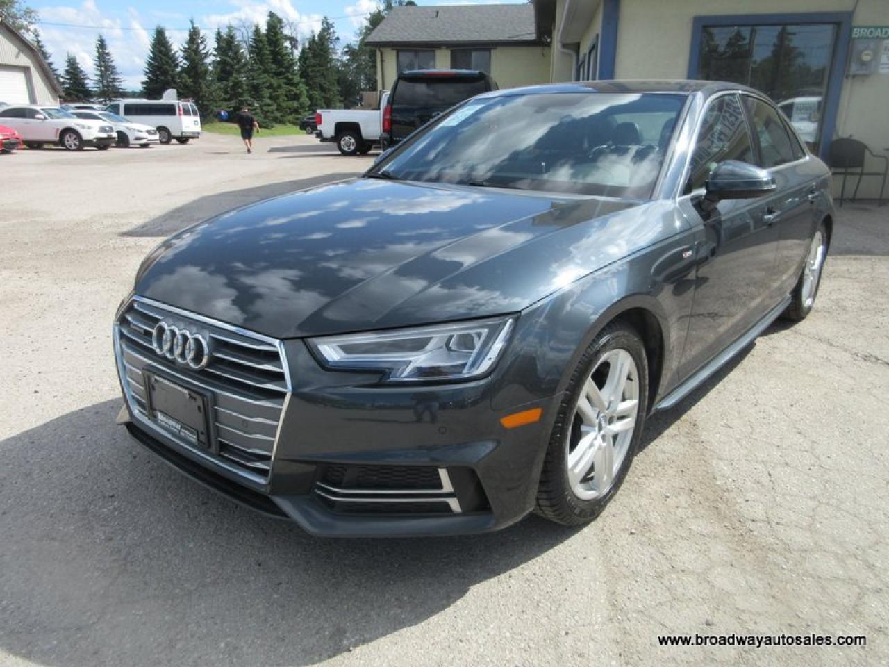 2017 Audi A4 ALL-WHEEL DRIVE S-LINE-TYPE 5 PASSENGER 2.0L - TURBO.. DRIVE-MODE-SELECT.. NAVIGATION.. POWER SUNROOF.. LEATHER.. HEATED SEATS & WHEEL.