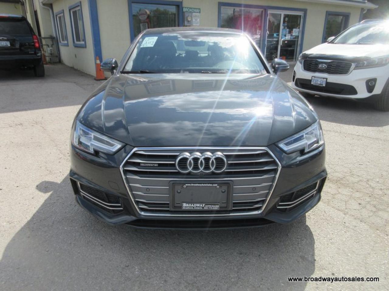 2017 Audi A4 ALL-WHEEL DRIVE S-LINE-TYPE 5 PASSENGER 2.0L - TURBO.. DRIVE-MODE-SELECT.. NAVIGATION.. POWER SUNROOF.. LEATHER.. HEATED SEATS & WHEEL. Photo3