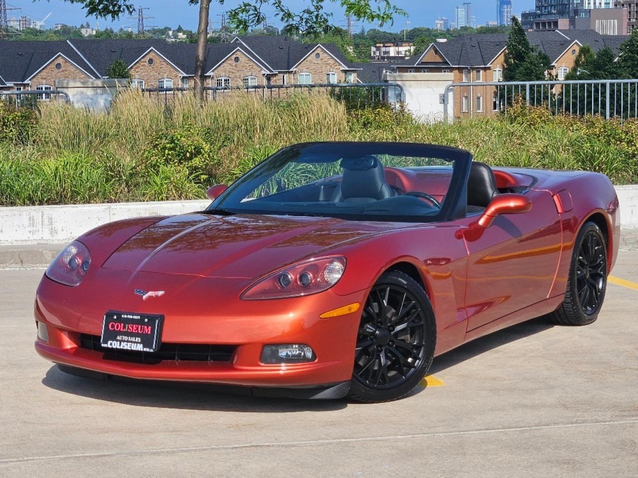 Used 2005 Chevrolet Corvette CONVERTIBLE-Z06 STYLE WHEELS-BACK UP CAM-HUD for sale in Toronto, ON