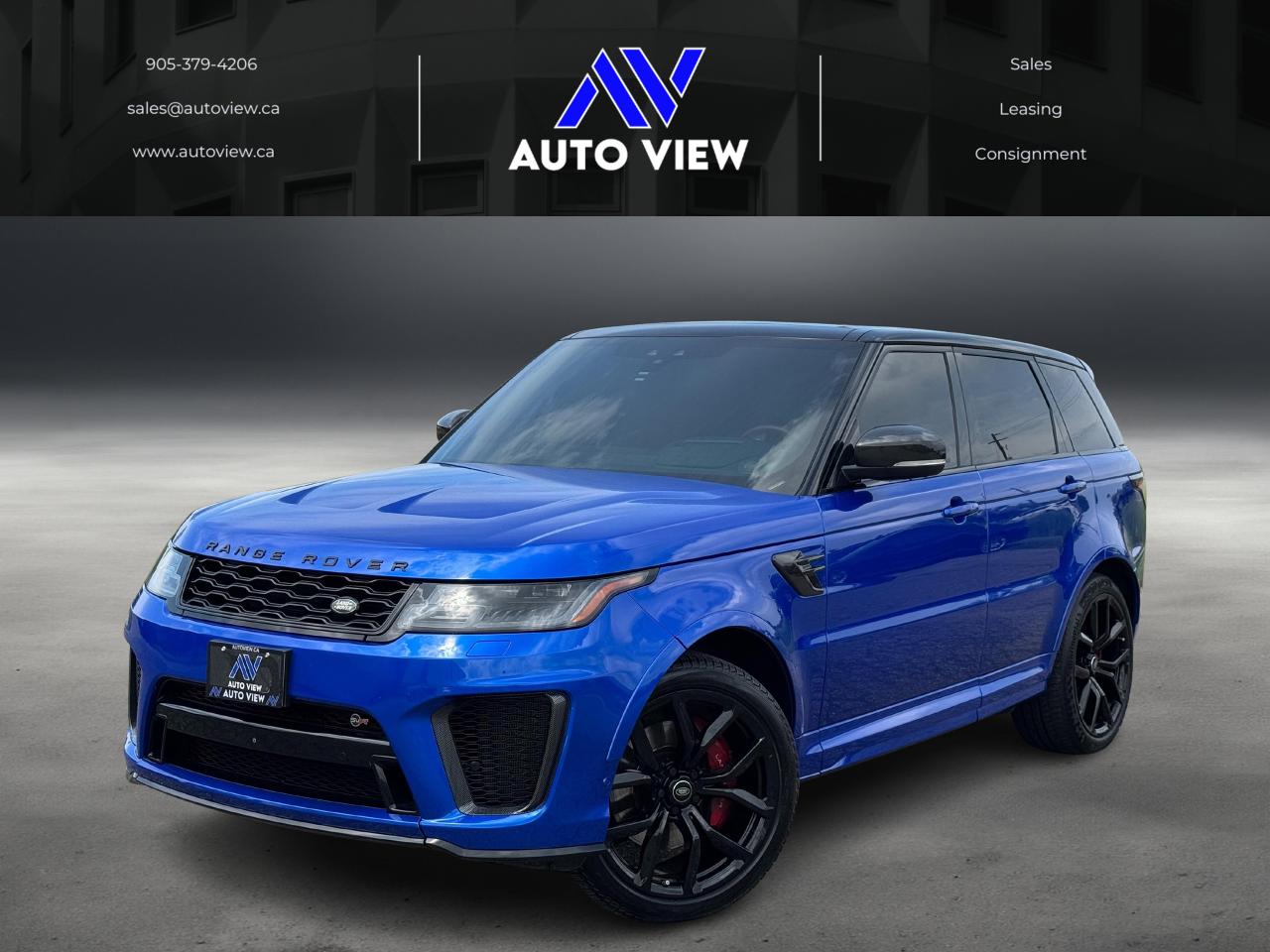 Used 2019 Land Rover Range Rover Sport SVR **CLEAN CARFAX**RED LEATHER INTERIOR** for sale in Stoney Creek, ON