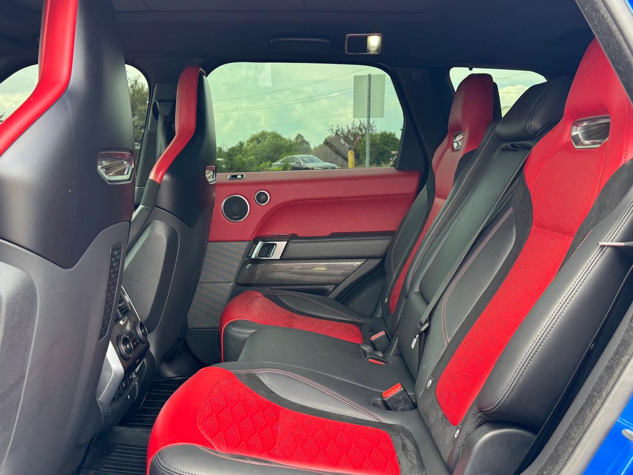 2019 Land Rover Range Rover Sport SVR **CLEAN CARFAX**RED LEATHER INTERIOR** - Photo #33
