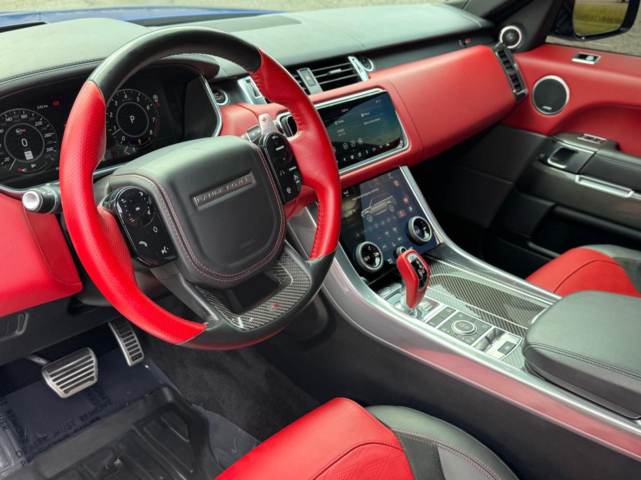 2019 Land Rover Range Rover Sport SVR **CLEAN CARFAX**RED LEATHER INTERIOR** - Photo #20