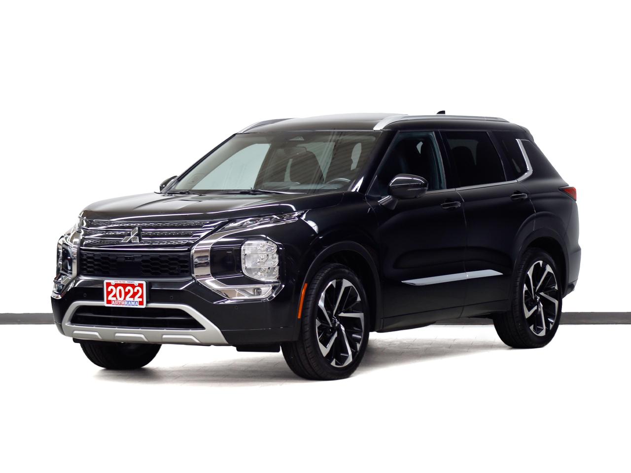 2022 Mitsubishi Outlander GT | AWD | Nav | HUD | Leather | Sunroof | CarPlay