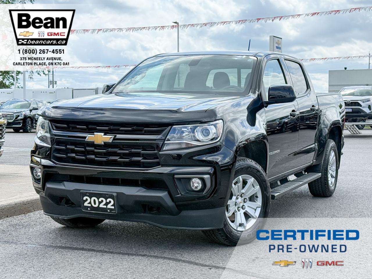 Used 2022 Chevrolet Colorado LT 3.6L V6 WITH REMOTE START/ENTRY, HEATED SEATS, HEATED STEERING WHEEL, CRUISE CONTROL, REAR VISION CAMERA, APPLE CARPLAY AND ANDROID AUTO for sale in Carleton Place, ON