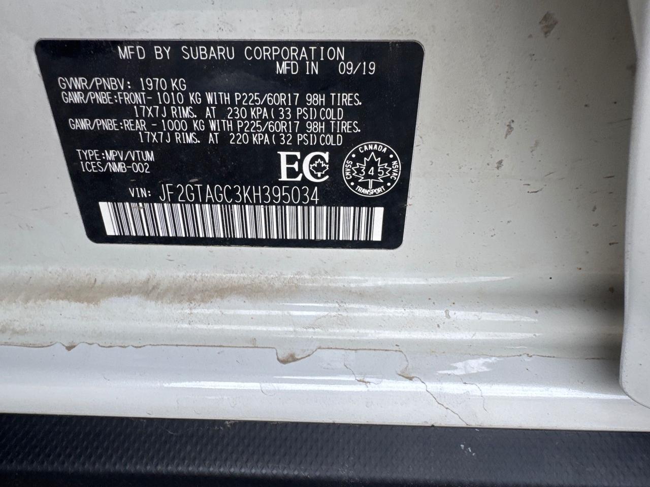2019 Subaru Crosstrek Sport, ONE OWNER, NO ACCIDENTS, LOADED - Photo #18