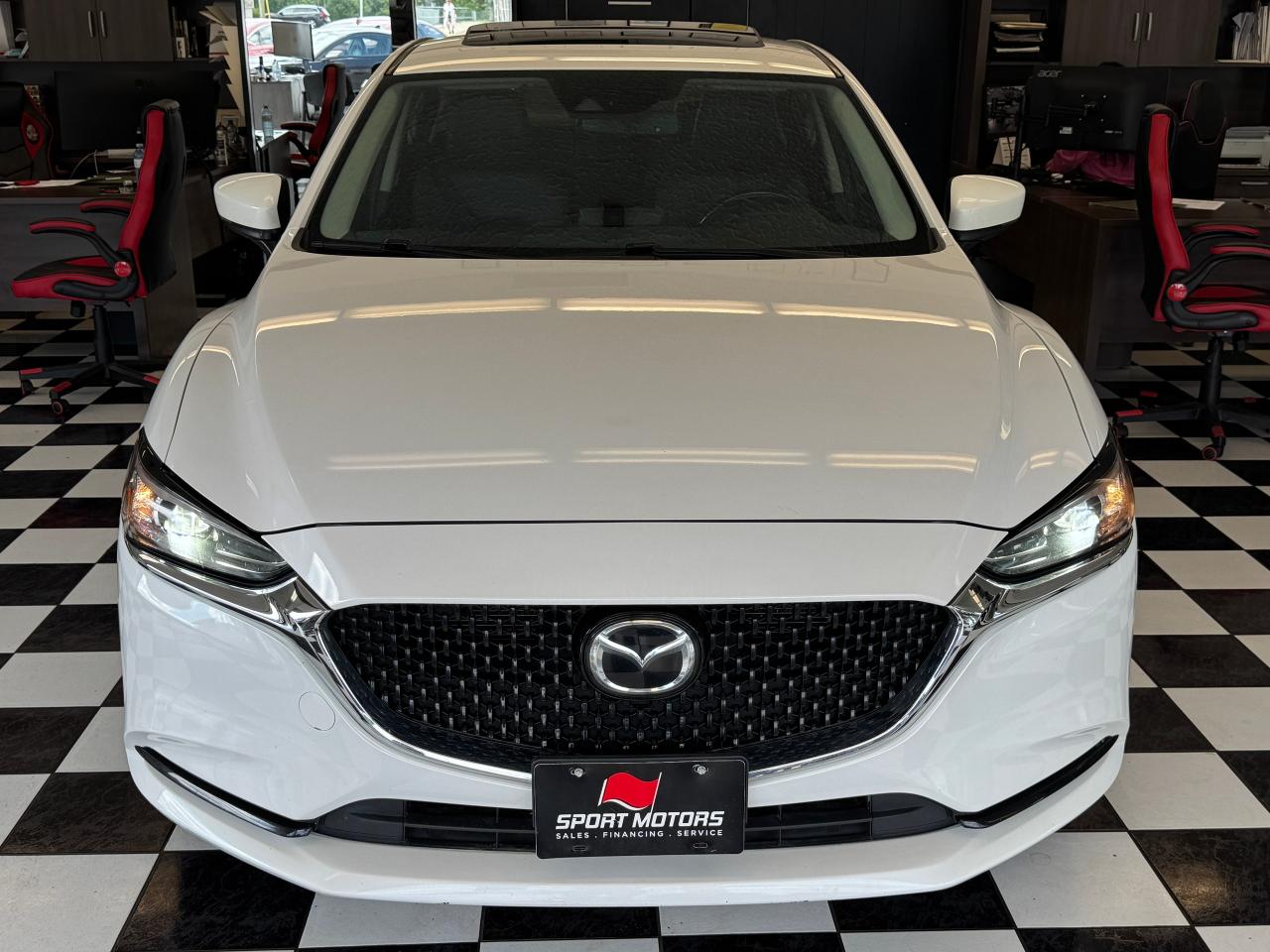 2021 Mazda MAZDA6 GS-L+Leather+Roof+Adaptive Cruise+CLEAN CARFAX Photo74