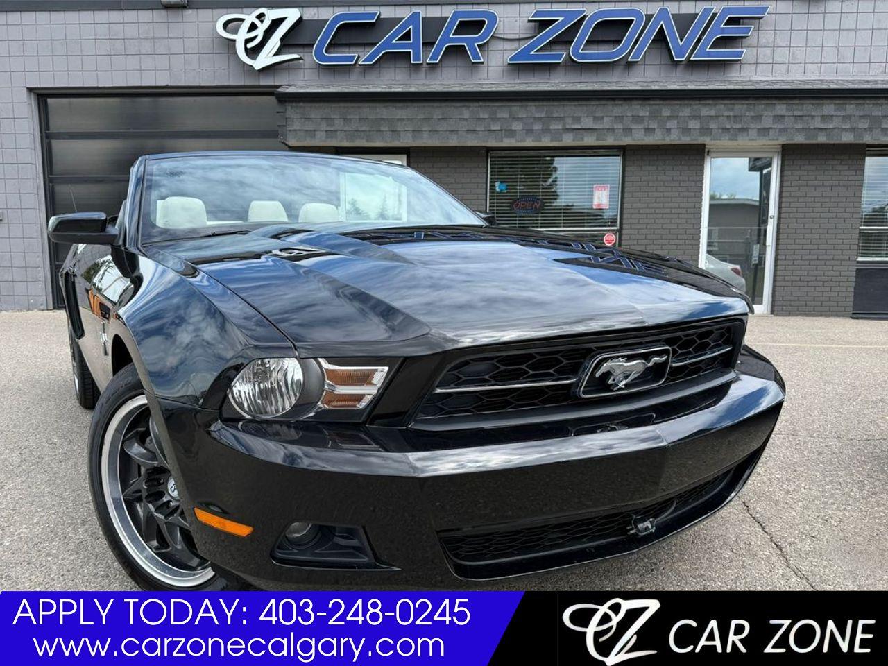 Used 2011 Ford Mustang V6 Convertible | 6spd Manual | Finance Options for sale in Calgary, AB